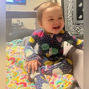 Dreamiere bamboo convertible footie 12-18 months